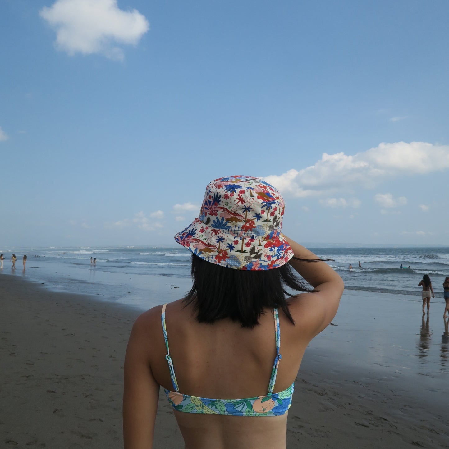 Reversible Bucket Hat - Batik Kampung