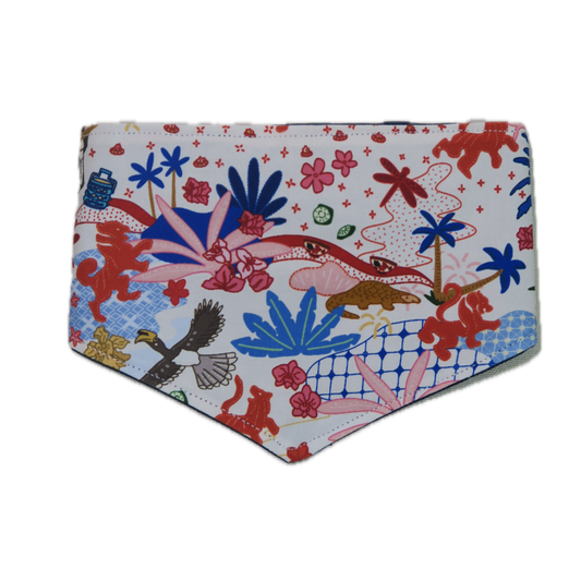 Reversible Pet Bandana - Batik Kampung