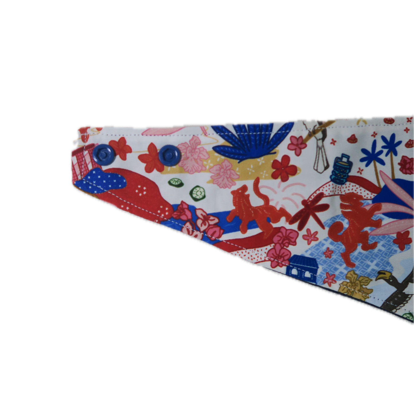 Reversible Pet Bandana - Batik Kampung