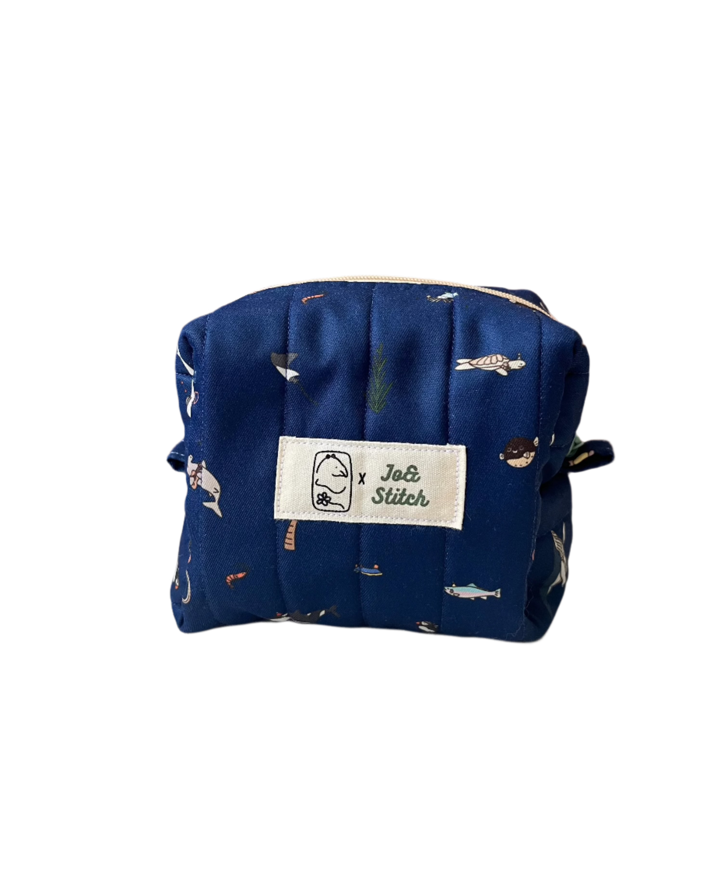 Mini Box Buddy - Ocean Weaves (Navy)