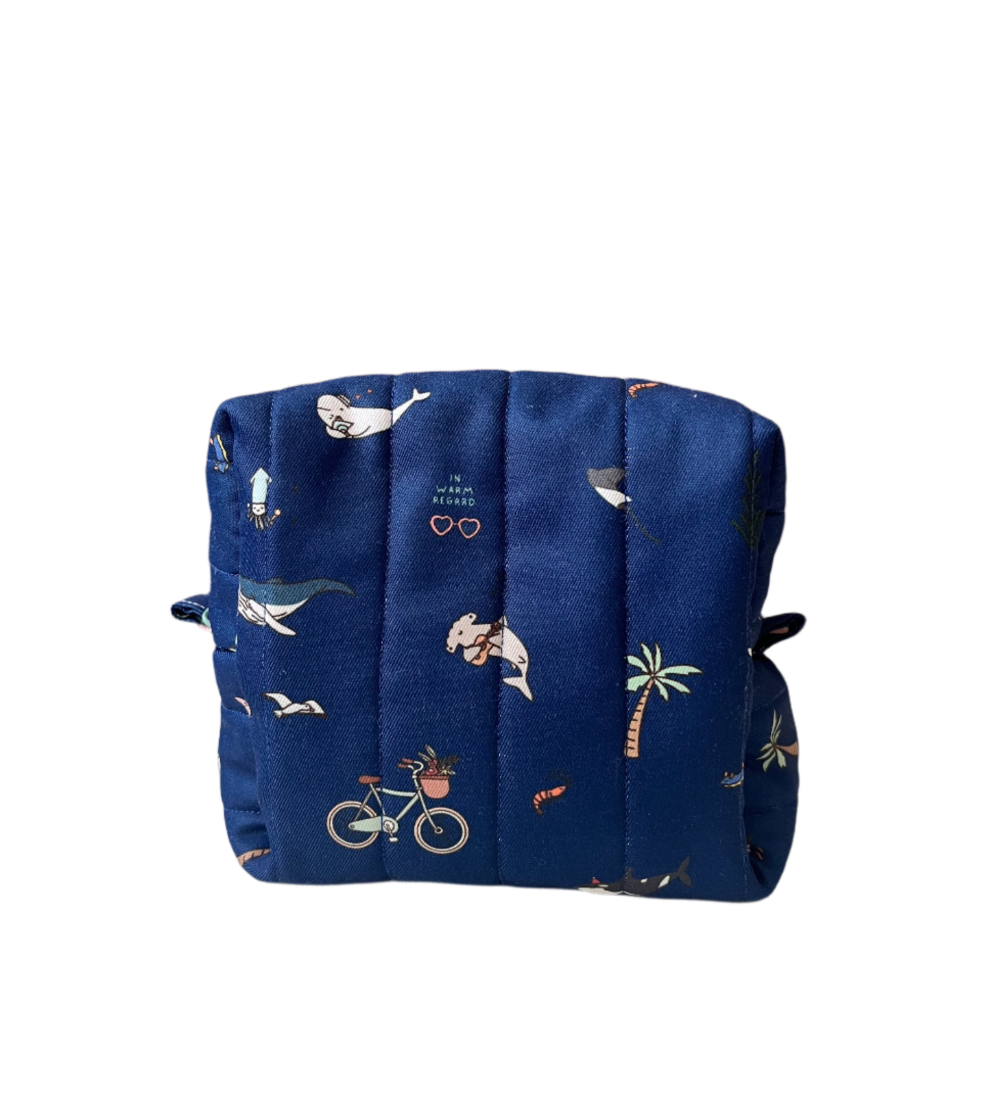 Mini Box Buddy - Ocean Weaves (Navy)