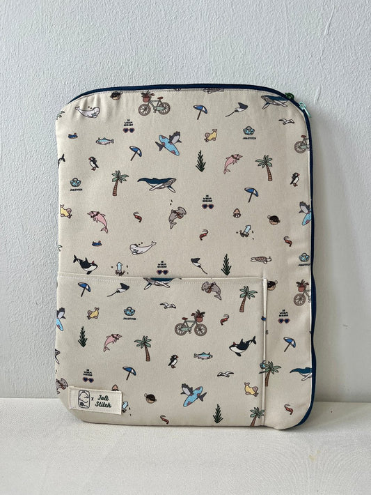 Two-Way Laptop Sleeve - Ocean Weaves