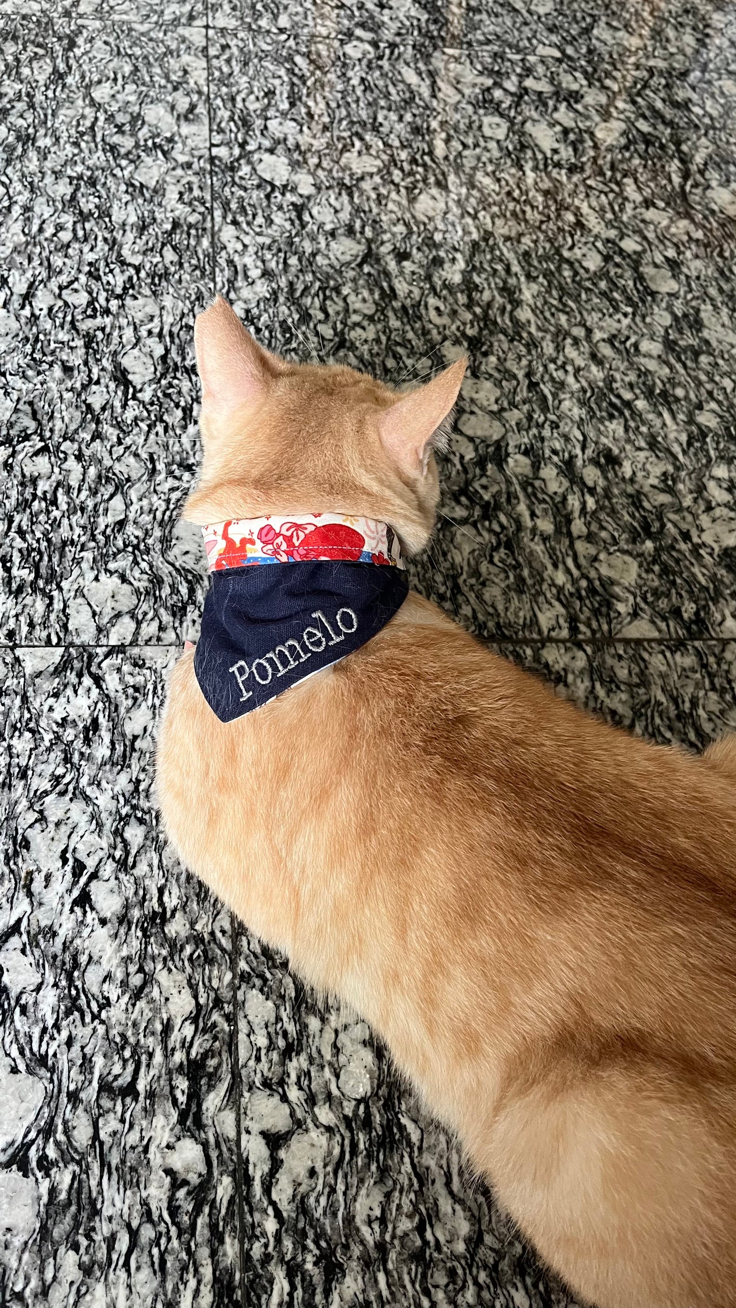 Reversible Pet Bandana - Batik Kampung