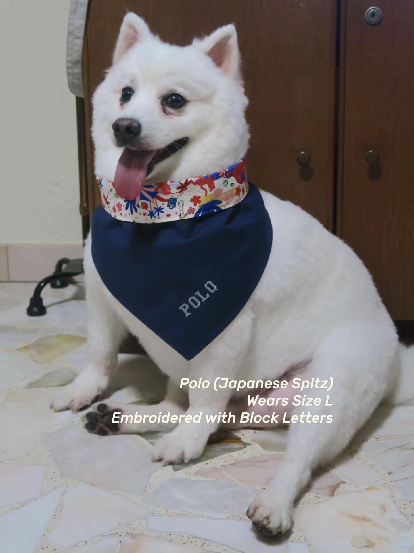 Reversible Pet Bandana - Batik Kampung