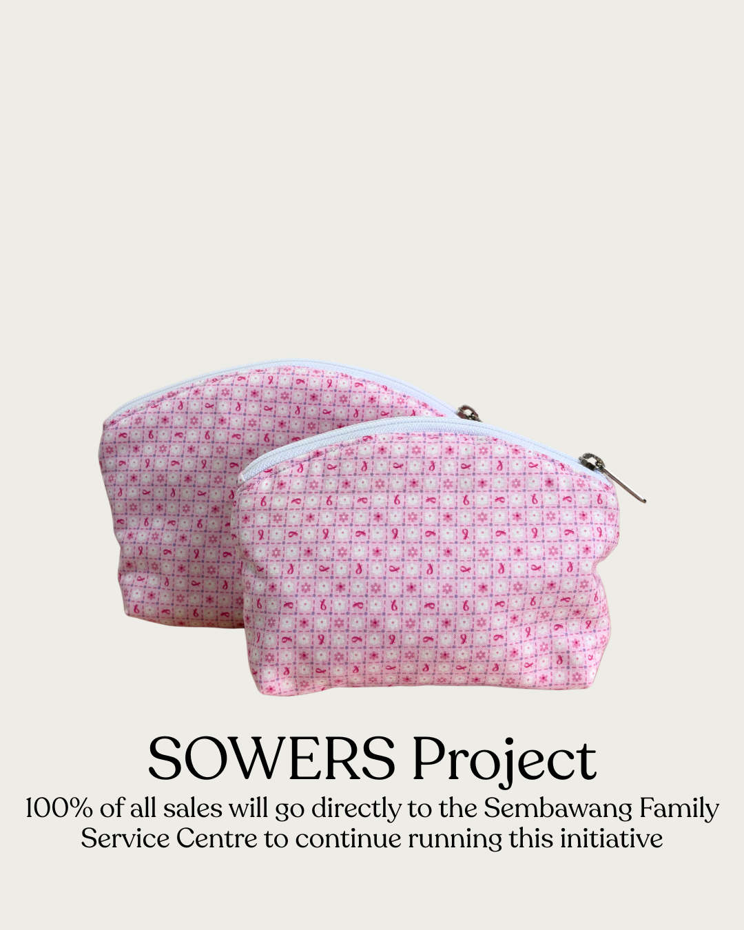 [SOWERS PROJECT] Padded Zipper Pouch - Large