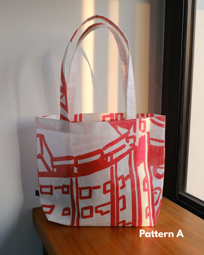 [SOWERS PROJECT] Upcycled Banner Market Tote