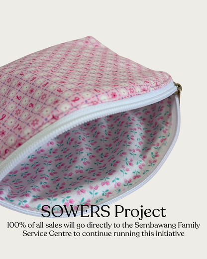 [SOWERS PROJECT] Padded Zipper Pouch - Large