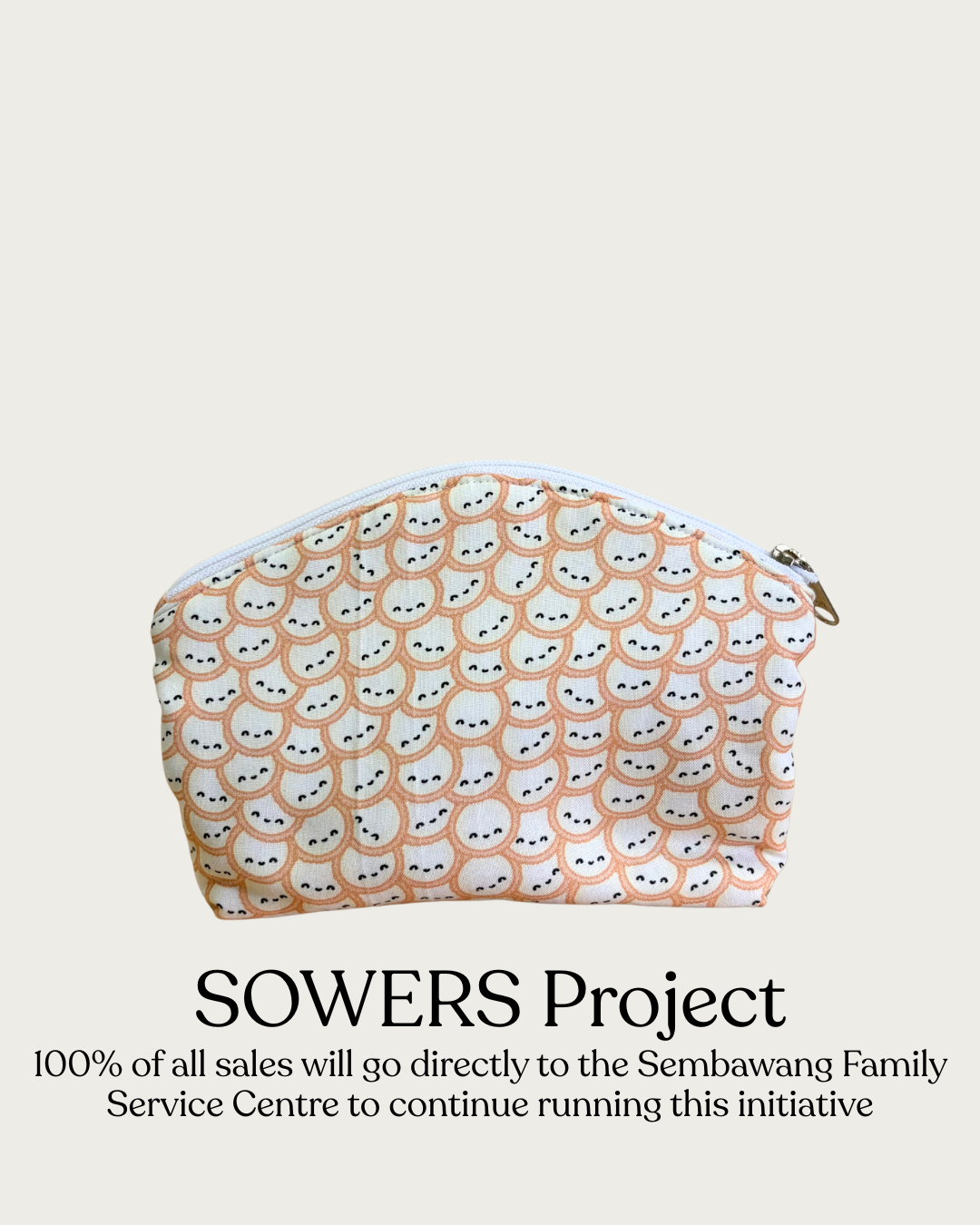 [SOWERS PROJECT] Padded Zipper Pouch - Large