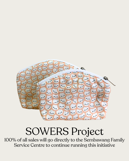 [SOWERS PROJECT] Padded Zipper Pouch - Large