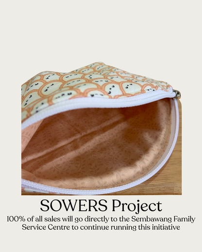 [SOWERS PROJECT] Padded Zipper Pouch - Large