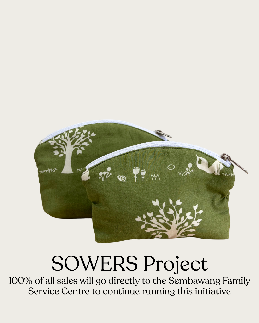 [SOWERS PROJECT] Padded Zipper Pouch - Large