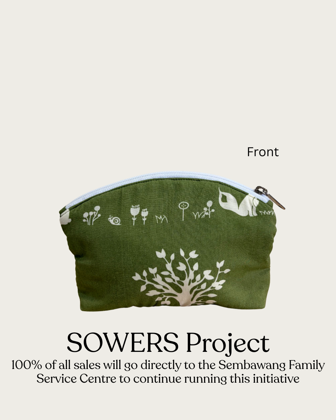 [SOWERS PROJECT] Padded Zipper Pouch - Small