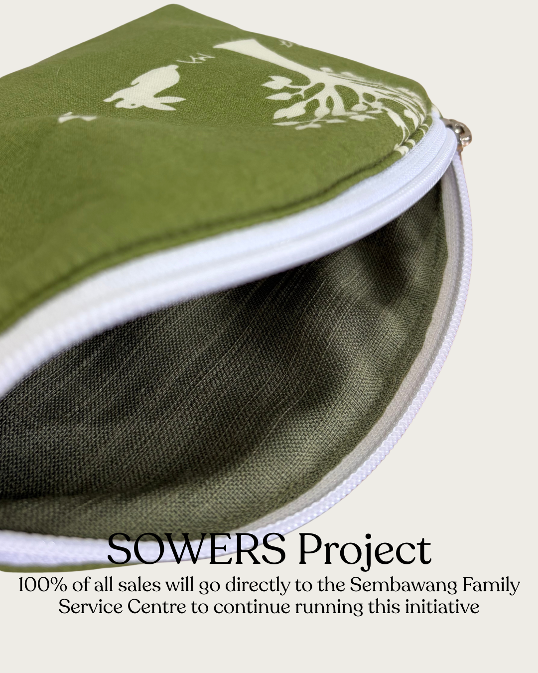 [SOWERS PROJECT] Padded Zipper Pouch - Large