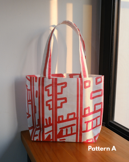 [SOWERS PROJECT] Upcycled Banner Market Tote