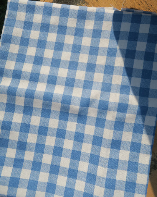[FABRIC] Blue Gingham (Medium)