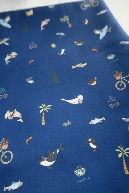 [FABRIC] Ocean Weaves - Navy