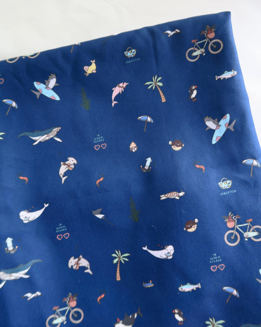 [FABRIC] Ocean Weaves - Navy