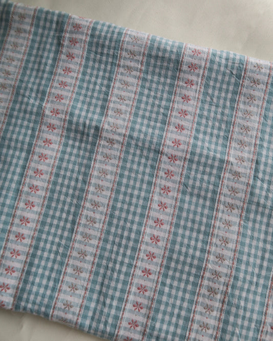 [FABRIC] Rustic Blue Gingham