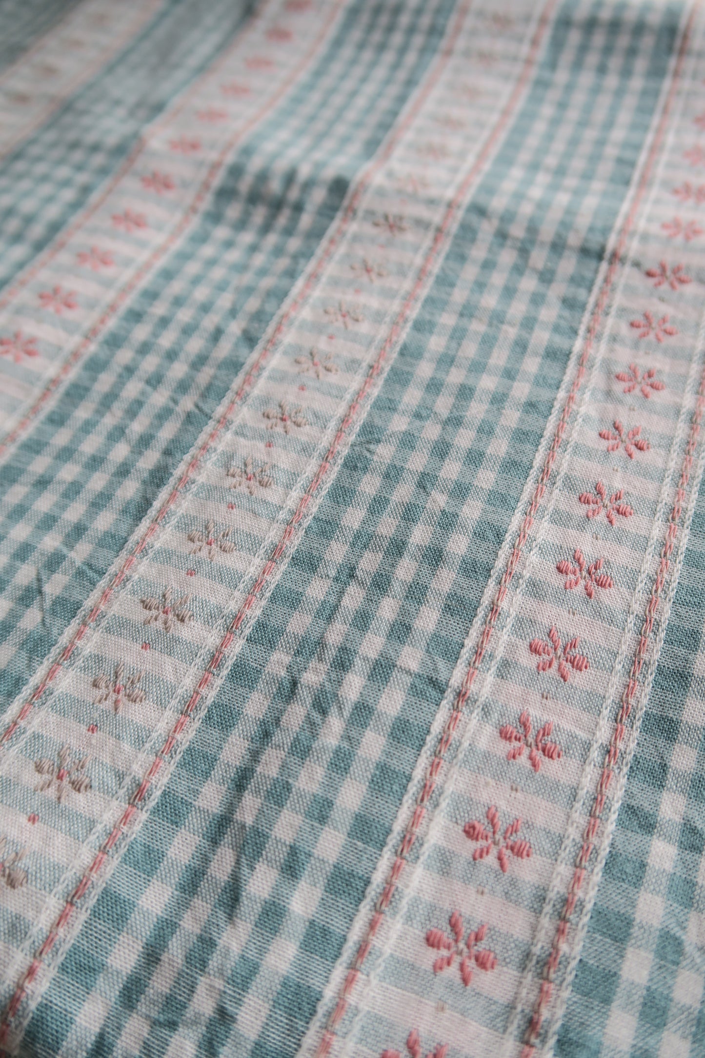 [FABRIC] Rustic Blue Gingham