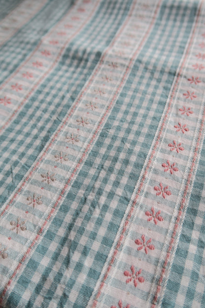 [FABRIC] Rustic Blue Gingham