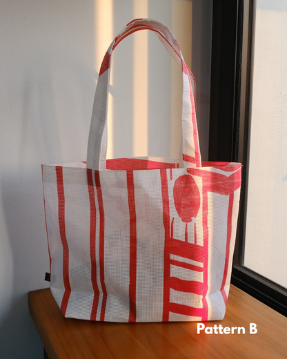 [SOWERS PROJECT] Upcycled Banner Market Tote
