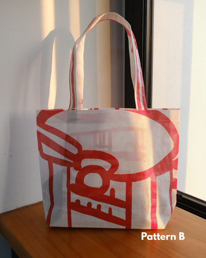 [SOWERS PROJECT] Upcycled Banner Market Tote