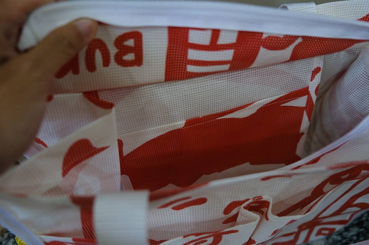 [SOWERS PROJECT] Upcycled Banner Boxy Tote