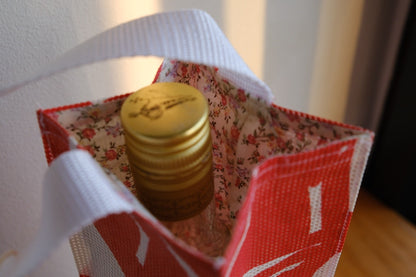 [SOWERS PROJECT] Upcycled Banner Bottle Bag