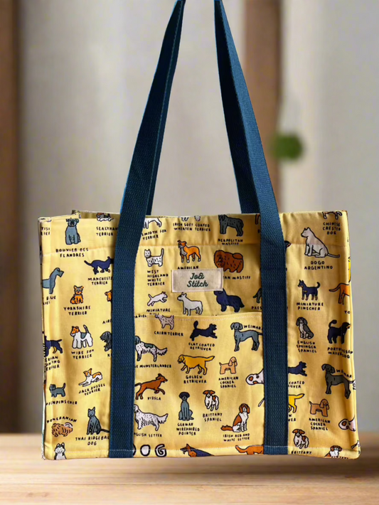 [MADE-TO-ORDER] Padded Book Tote - Woofipedia