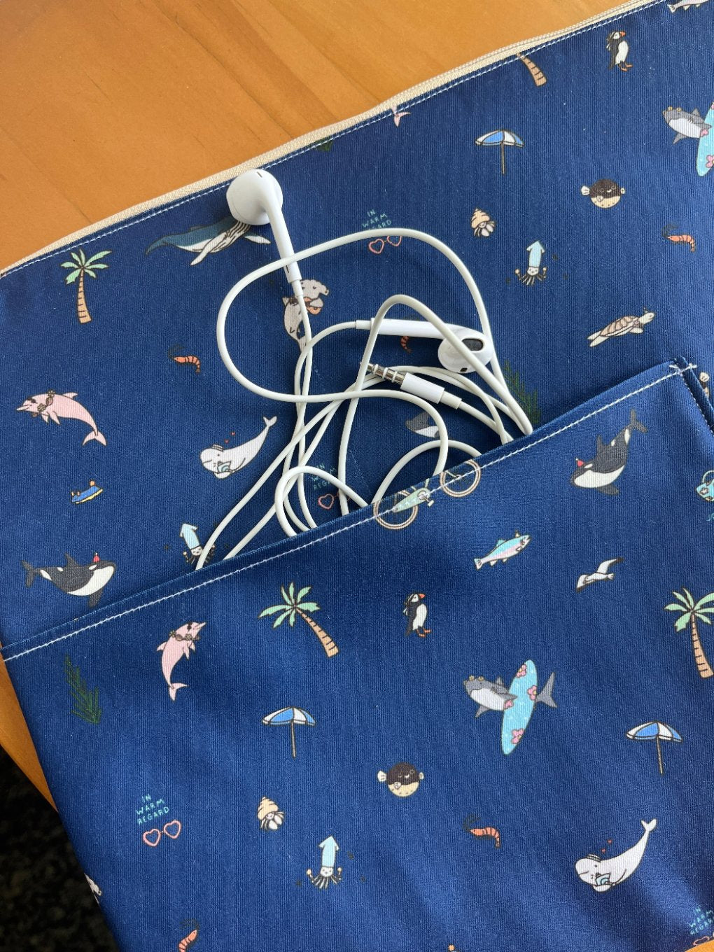 [MADE-TO-ORDER] Two-Way Laptop Sleeve - Ocean Weaves