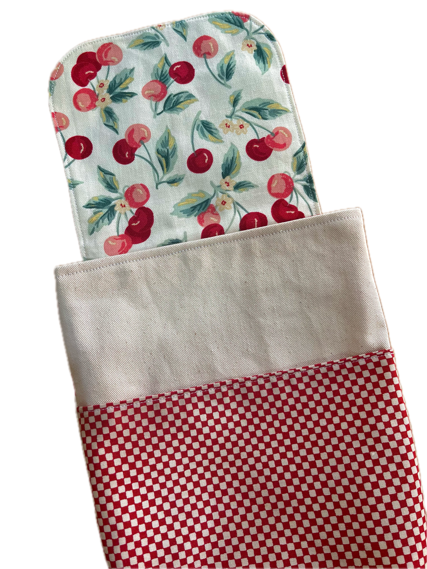 [MADE-TO-ORDER] Lyn Booksleeve 2.0 - Cherry Bliss Duo-Tone