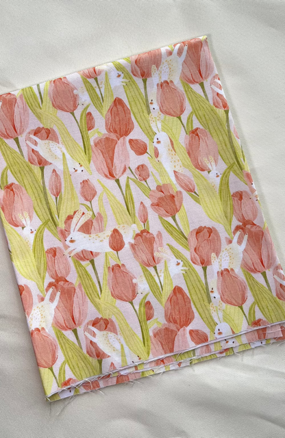 [FABRIC] Bunnies in Tulip Field