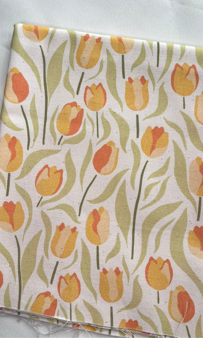 [FABRIC] Yellow Tulips