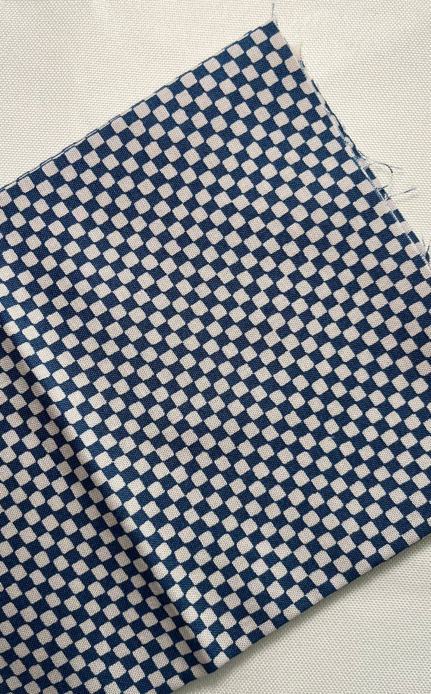[FABRIC] Blue Checkered