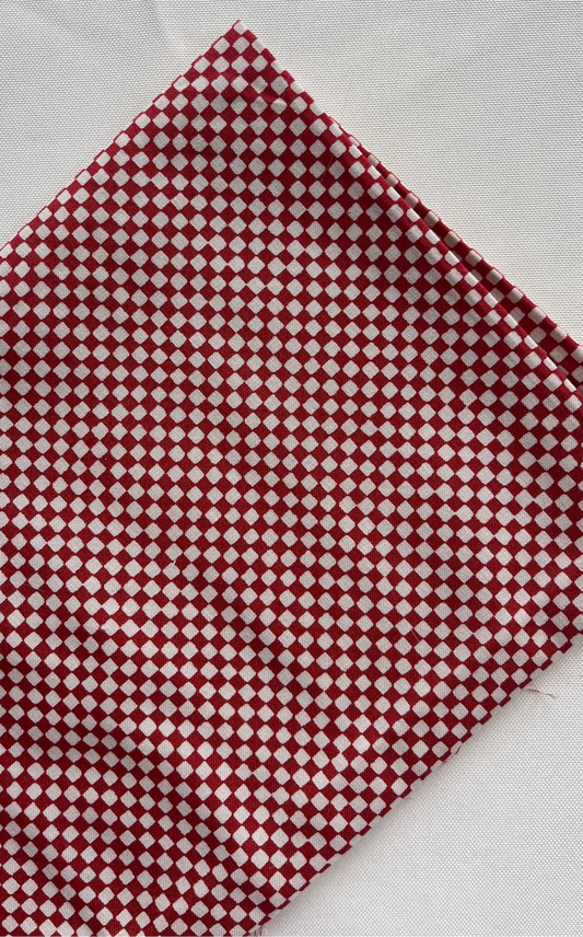 [FABRIC] Red Checkered