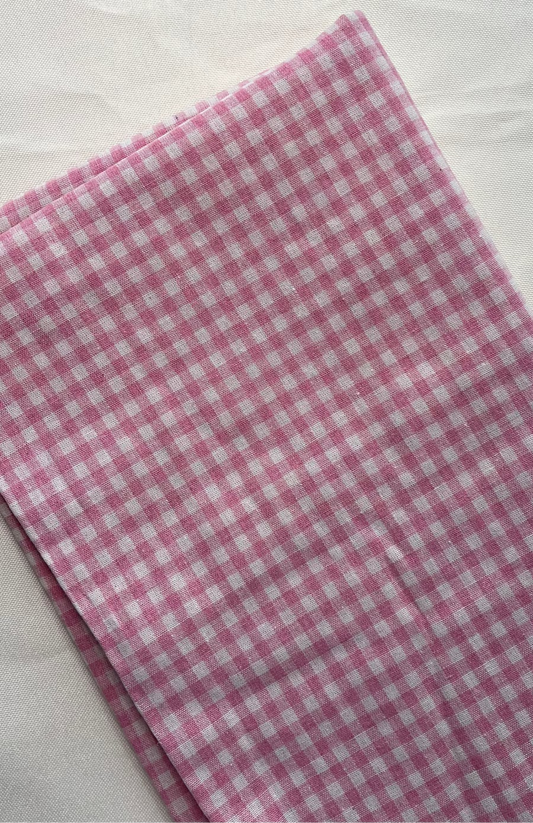 [FABRIC] Baby Pink Gingham