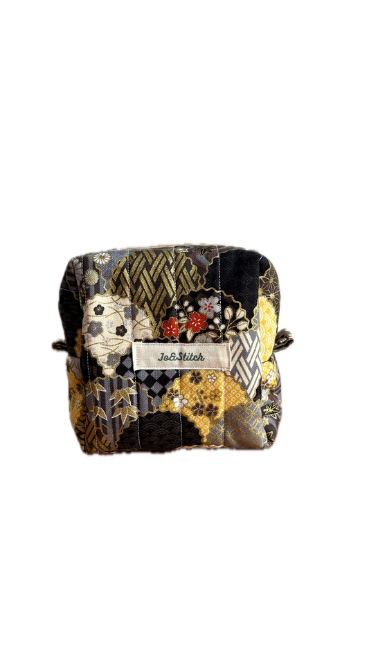 Mini Box Buddy - Golden Seigaiha Waves