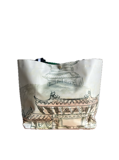 [SOWERS PROJECT] Upcycled Banner Tote Bag B