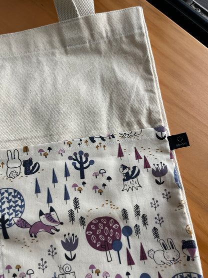 [SOWERS PROJECT] Canvas Tote Bag - Wolf in the Woods