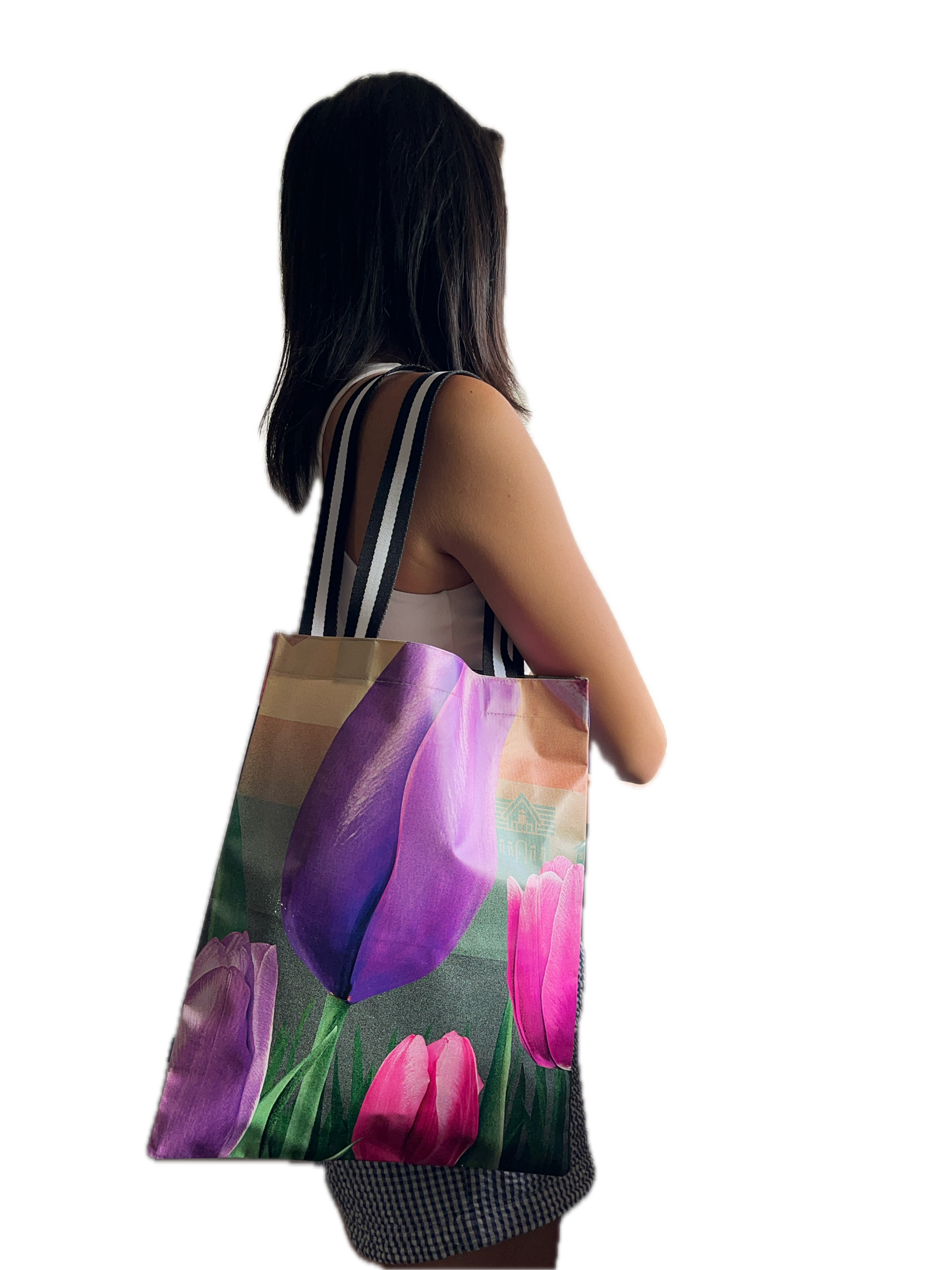 [SOWERS PROJECT] Upcycled Banner Tote Bag C