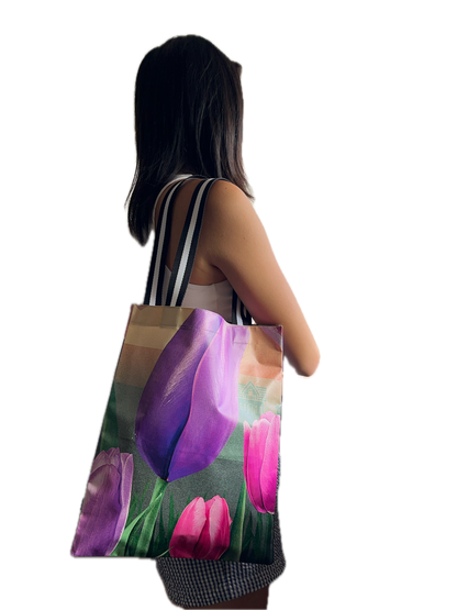 [SOWERS PROJECT] Upcycled Banner Tote Bag C