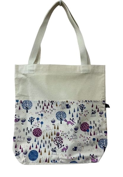 [SOWERS PROJECT] Canvas Tote Bag - Wolf in the Woods