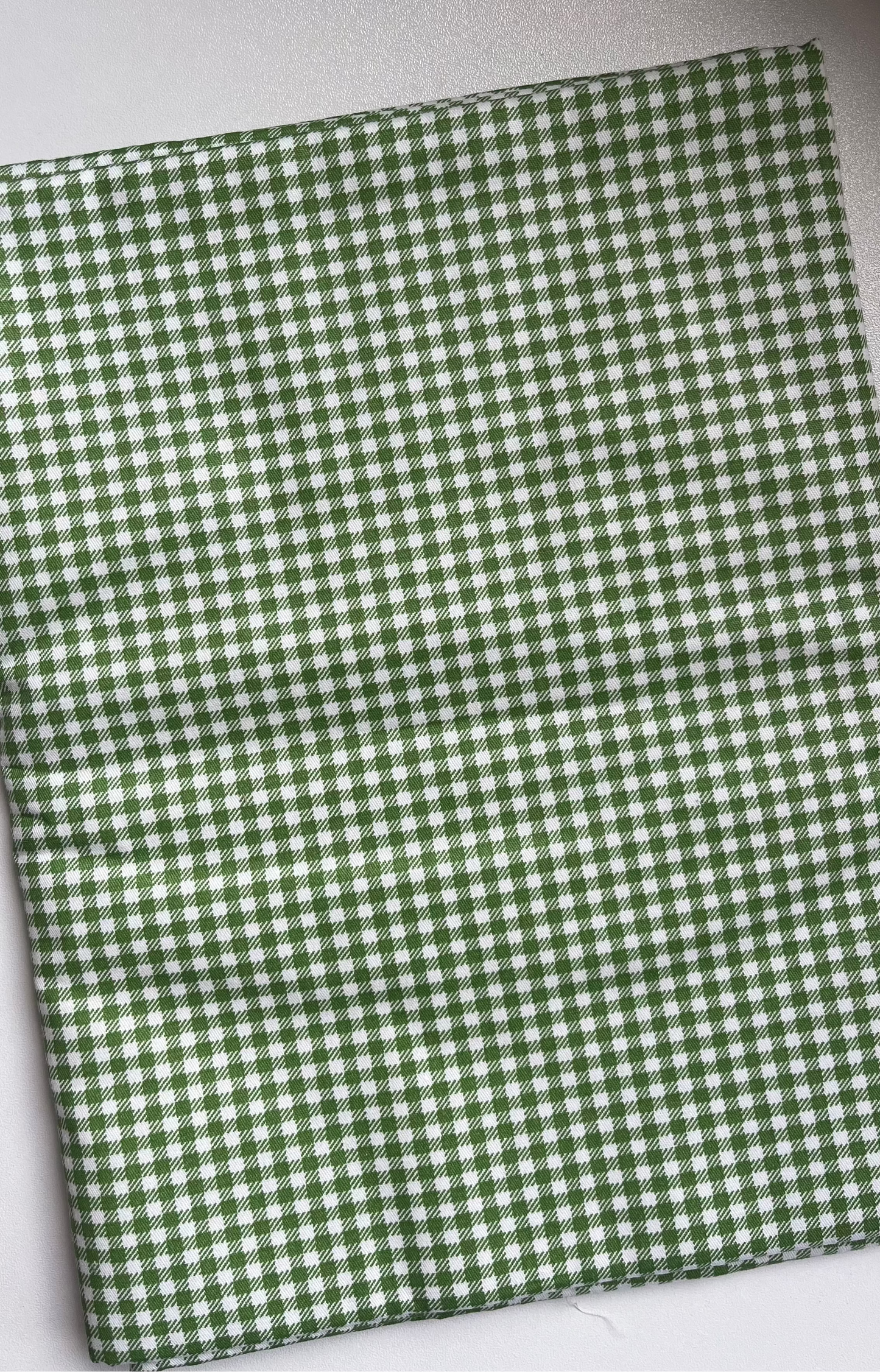 [FABRIC] Green Gingham