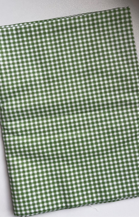 [FABRIC] Green Gingham