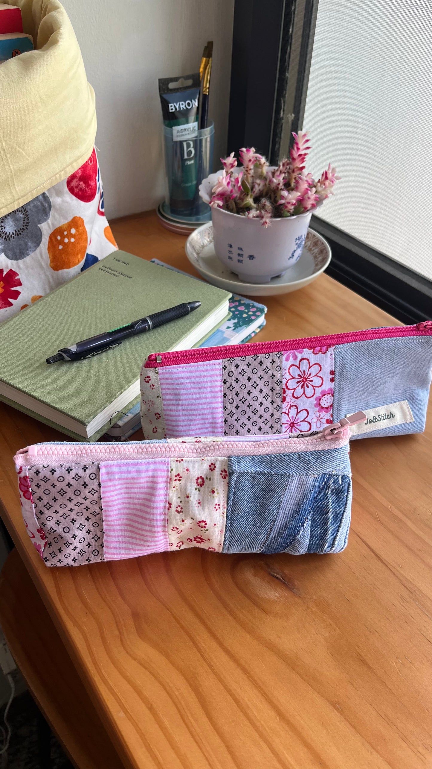 Patchwork Pencil Case - Design B