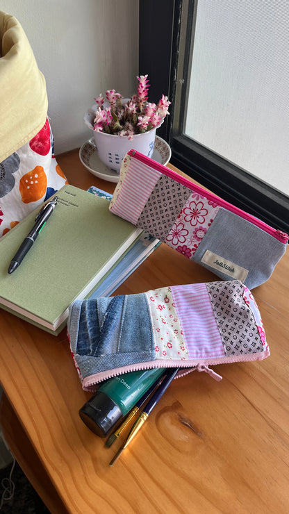 Patchwork Pencil Case - Design B