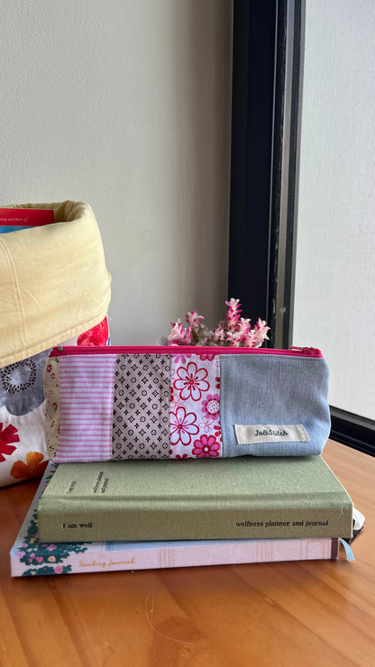 Patchwork Pencil Case - Design B