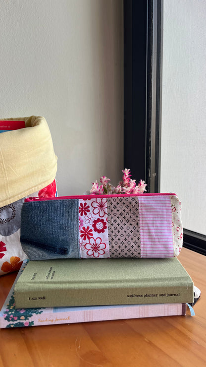 Patchwork Pencil Case - Design B