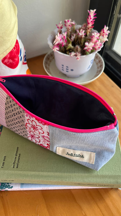 Patchwork Pencil Case - Design B