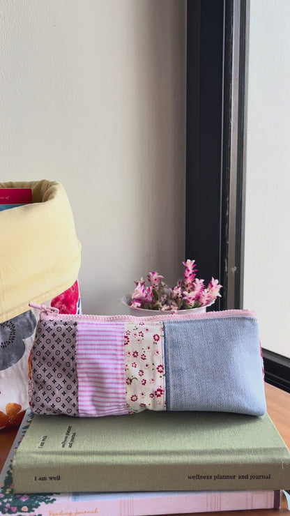 Patchwork Pencil Case - Design A